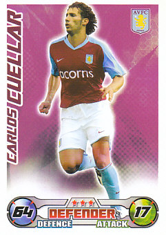 Carlos Cuellar Aston Villa 2008/09 Topps Match Attax #24